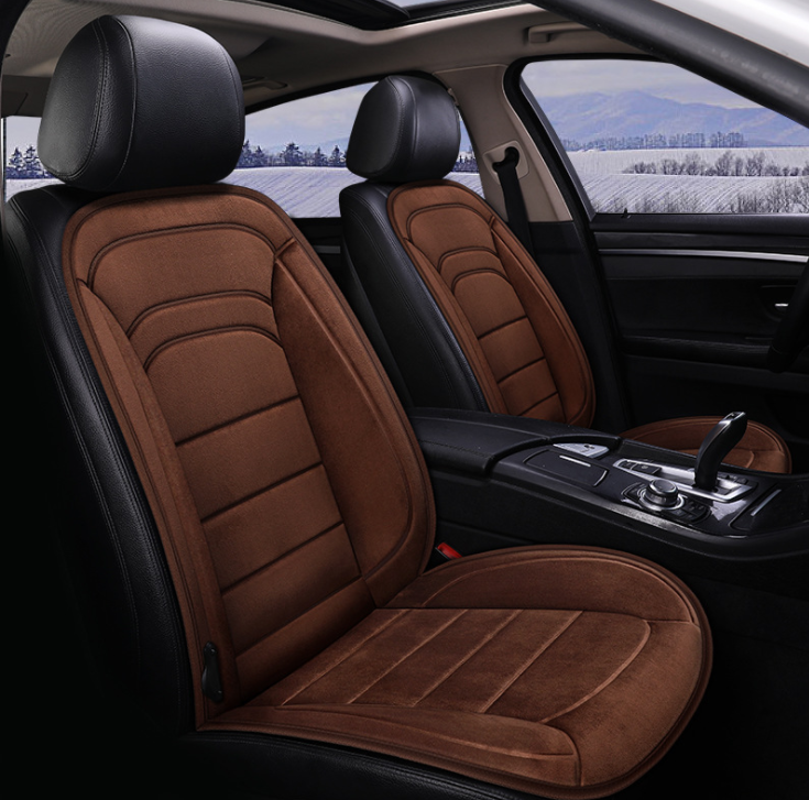 Heated Car Seat Cover – USB & 12V Powered