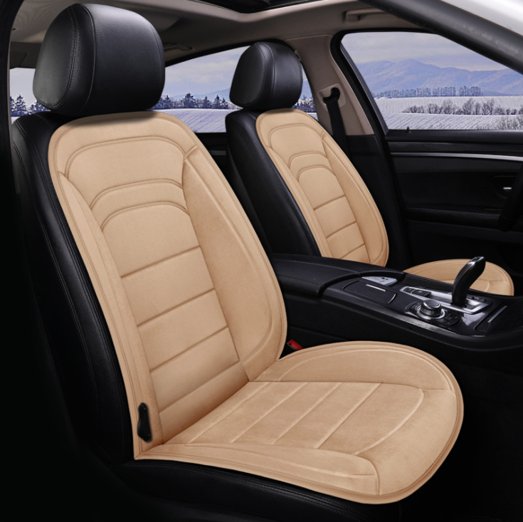 Heated Car Seat Cover – USB & 12V Powered
