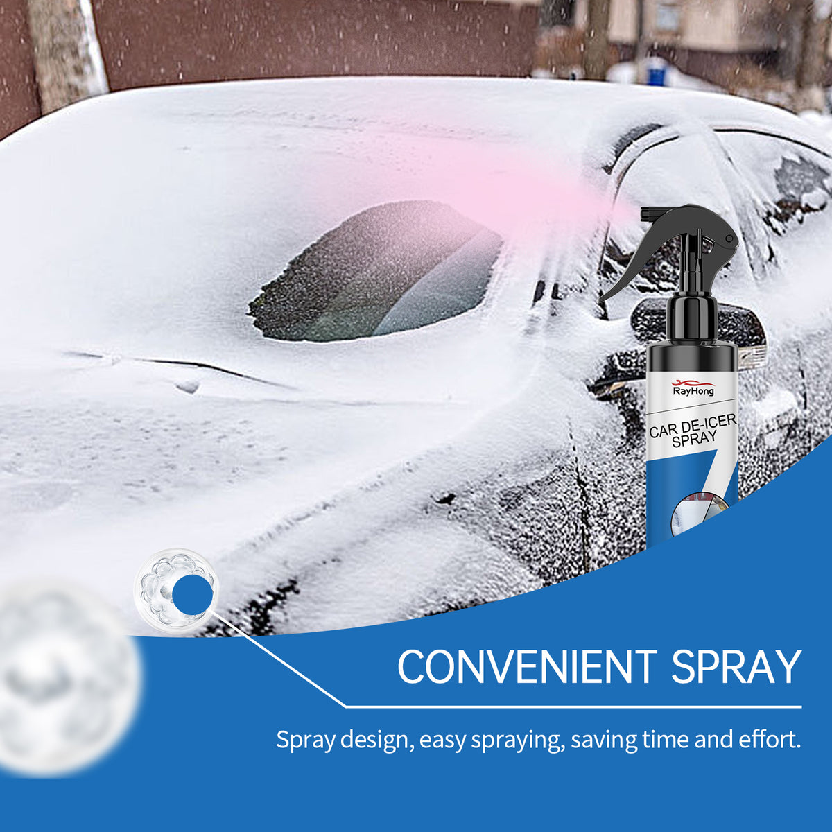 Car De-Icer Spray – Fast Windshield Defrost